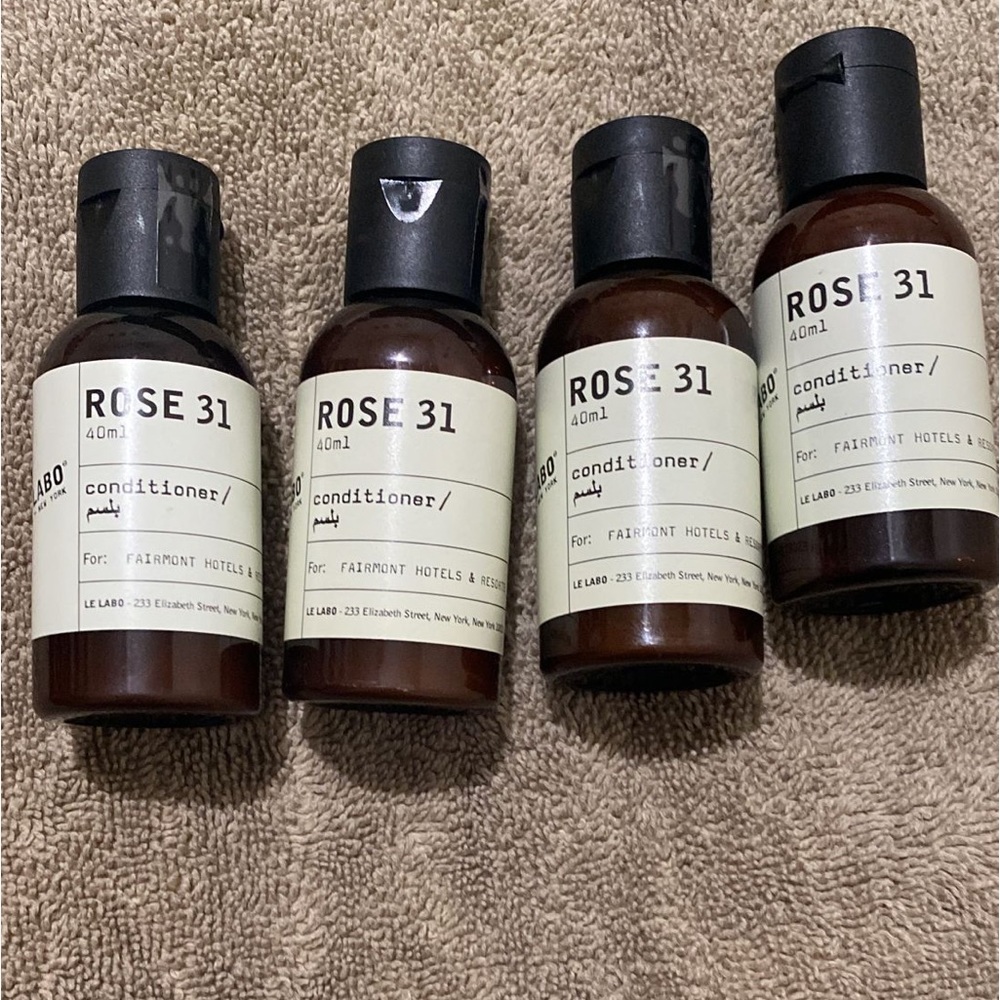 Set Of 4 rose 31 le labo conditioner 40 ml each